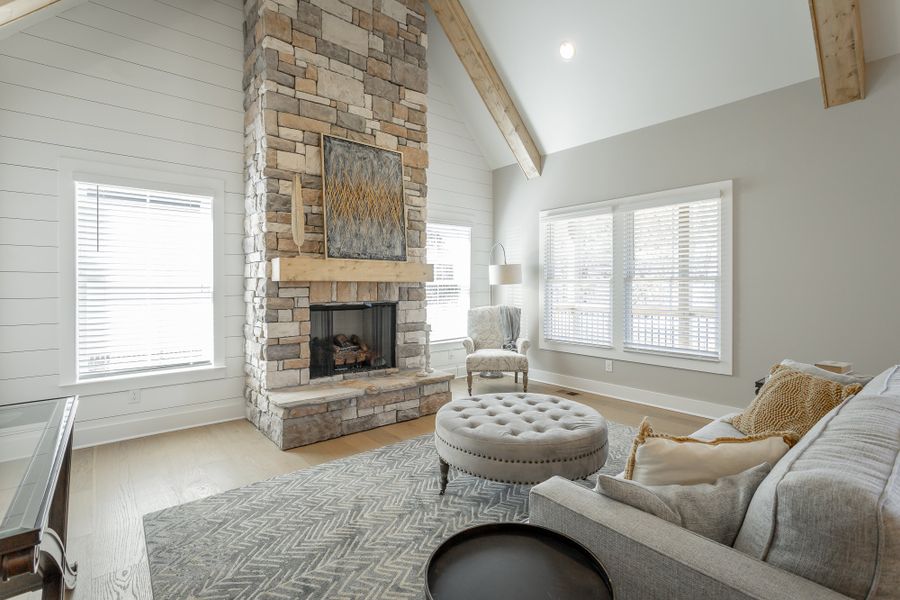 Furnished interior in a model home at Paxton Pointe in Hixson (Image 37).