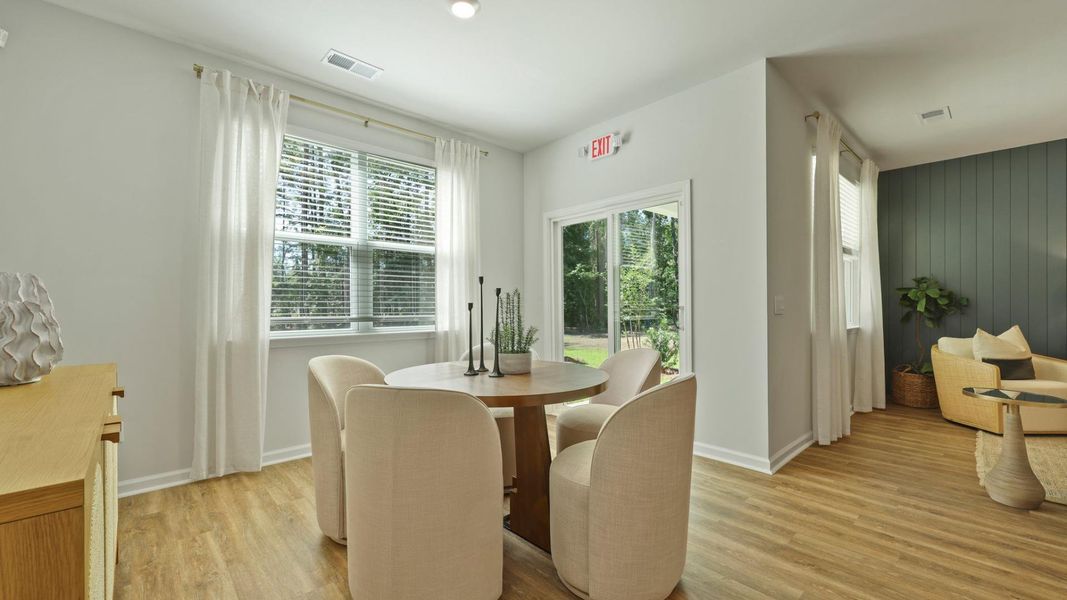 Furnished interior in a model home at Settlement at Salamander in North Charleston (Image 19). Furnished interior in a model home at Settlement at Salamander in North Charleston (Image 19).