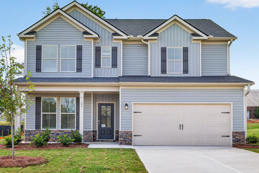 Front exterior of a home in the Robins Estates community, located in Warner Robins, GA (Image 15). Front exterior of a home in the Robins Estates community, located in Warner Robins, GA (Image 15).