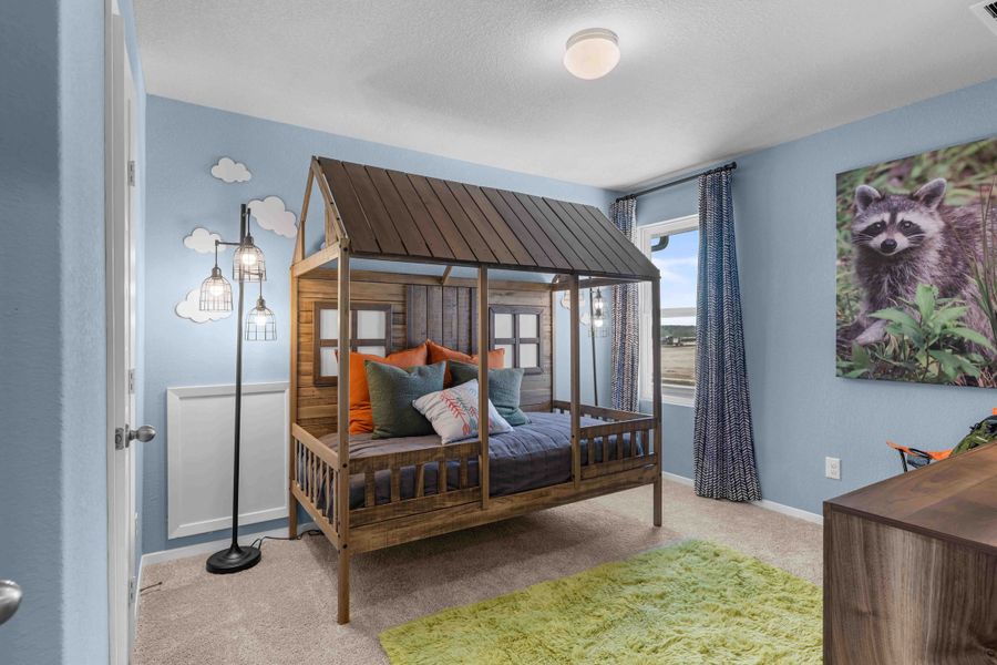 Furnished interior in a model home at Cascade in Liberty Hill (Image 25).