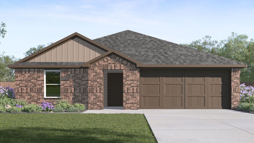 Front exterior of a home in the Whitetail Run community, located in Caldwell, TX (Image 8).