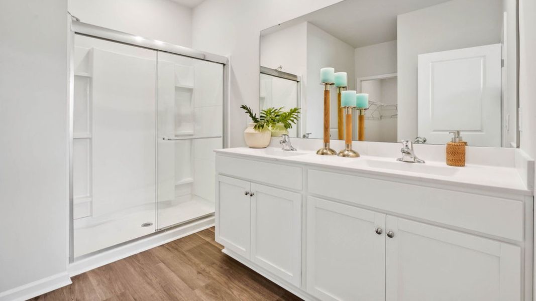 Furnished interior in a model home at Driftwood in Richlands (Image 24).