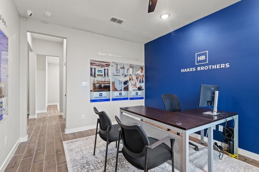 Furnished interior in a model home at The Heights at Riverbend II in Brownsville (Image 28).