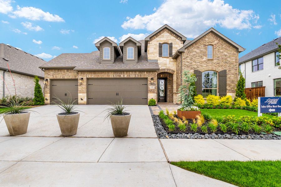 American Legend Homes 50' model in Wellington - Front Elevation American Legend Homes 50' model in Wellington - Front Elevation