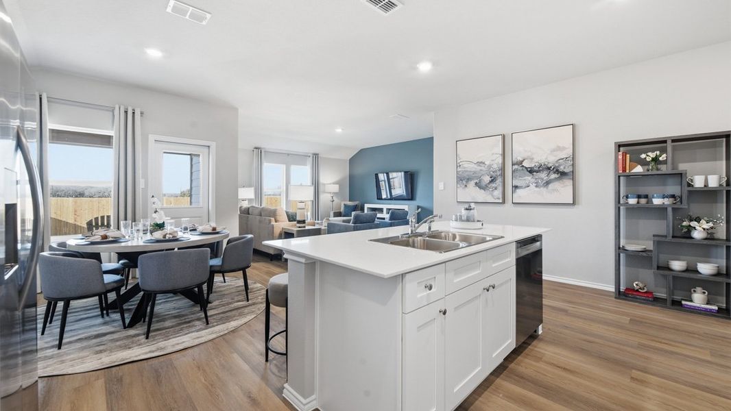 Furnished interior in a model home at Dry Creek in Bridgeport (Image 18). Furnished interior in a model home at Dry Creek in Bridgeport (Image 18).
