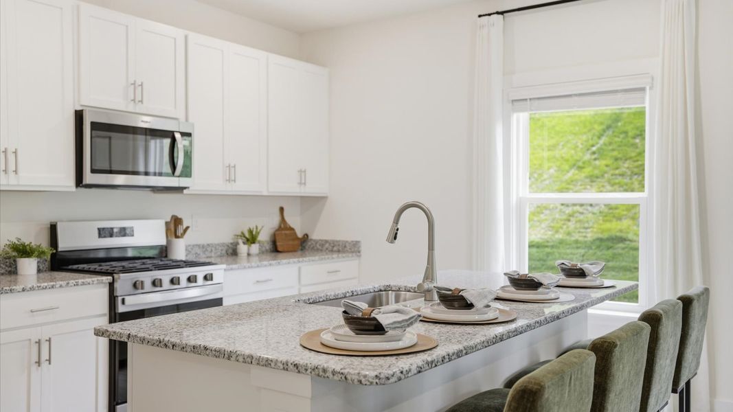 Furnished interior in a model home at Catlett Cove in Knoxville (Image 17).