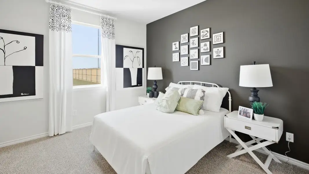 Furnished interior in a model home at Homestead in Temple (Image 23). Furnished interior in a model home at Homestead in Temple (Image 23).