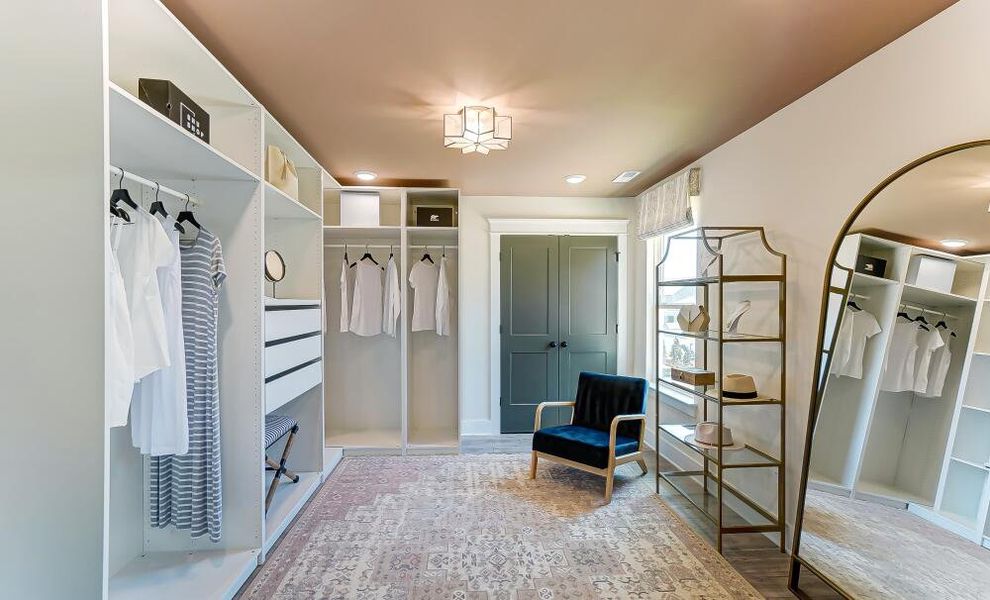 Furnished interior in a model home at The Greens at Springlake in York (Image 8).