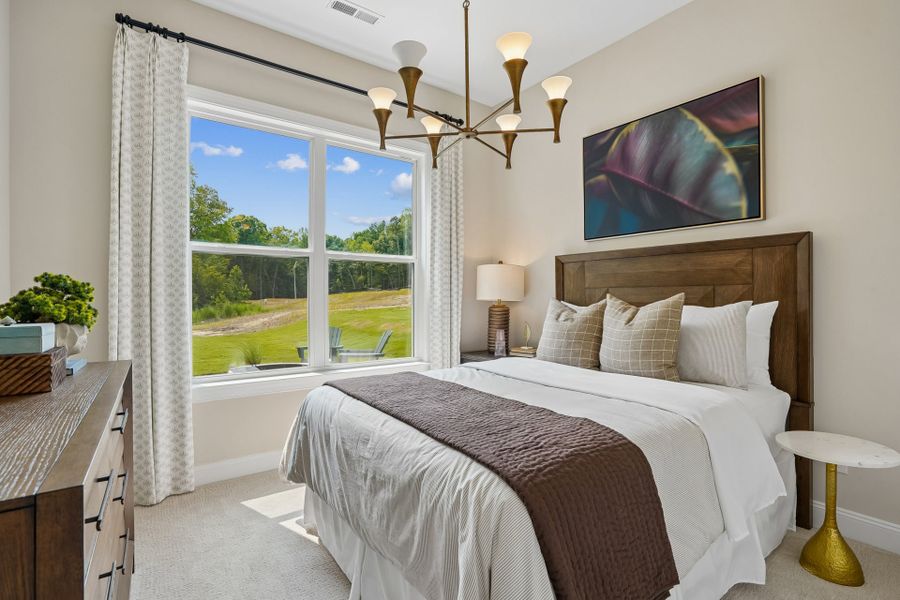 Furnished interior in a model home at Blue Run in Raleigh (Image 40).