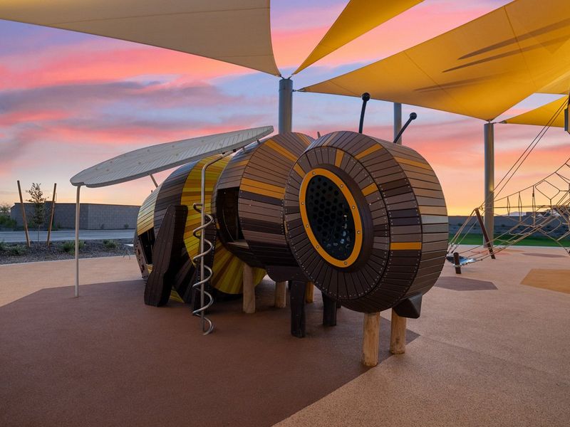 A large yellow and black tent. A large yellow and black tent.