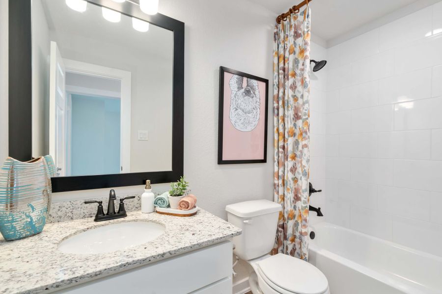 Furnished interior in a model home at Splendora Fields in Splendora (Image 27).