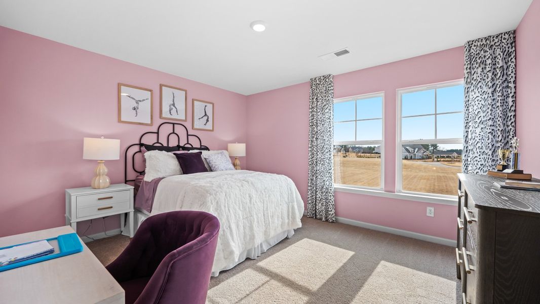 Furnished interior in a model home at Westland in Bogart (Image 19).
