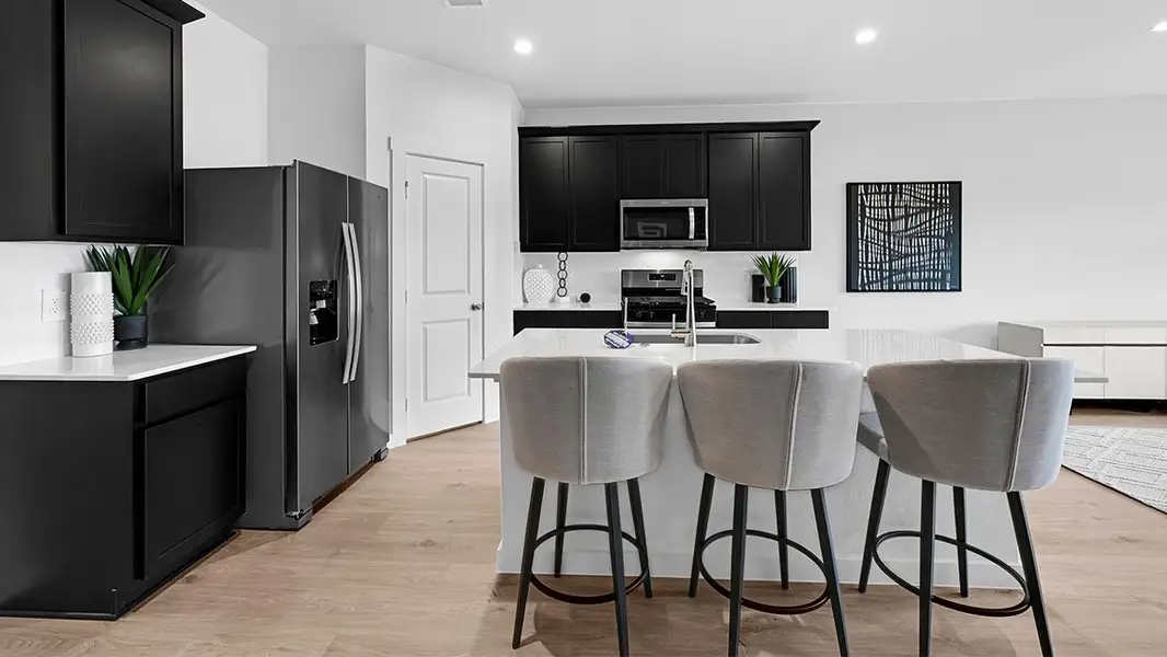 Furnished interior in a model home at Sorrento in Richmond (Image 31).