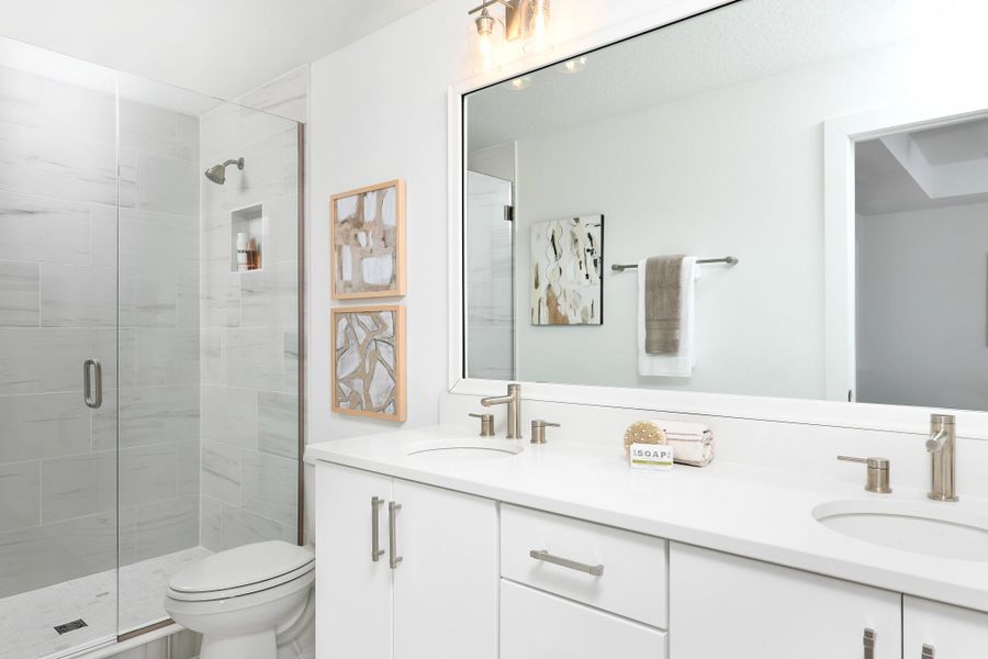 Furnished interior in a model home at Weslyn Park in St. Cloud (Image 8).