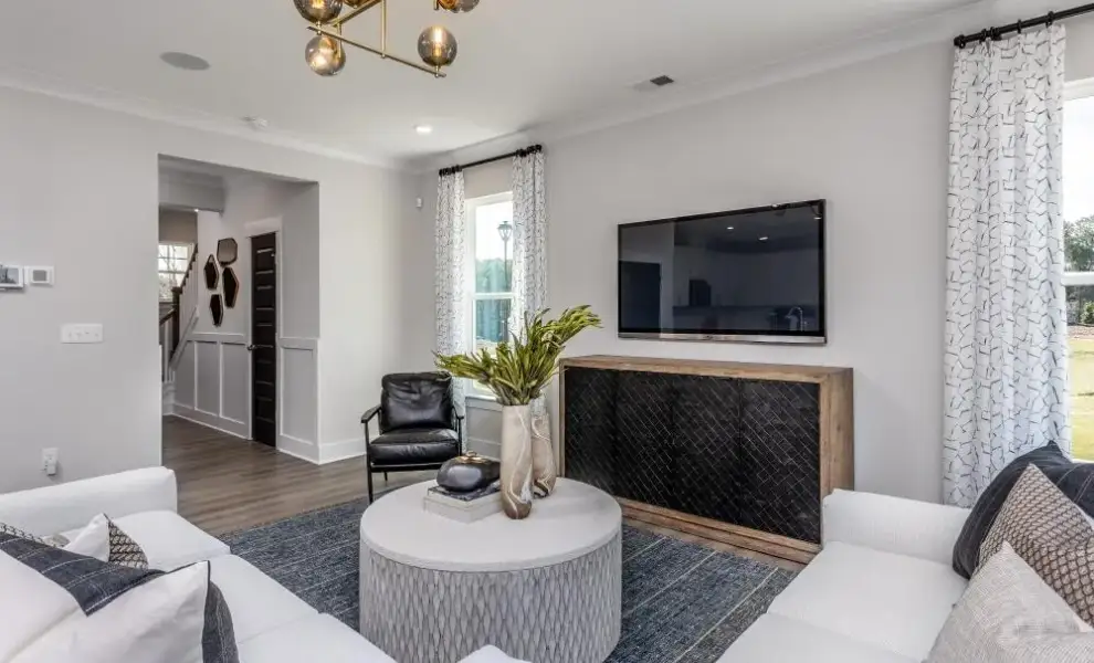 Furnished interior in a model home at Paisley Pointe in Boiling Springs (Image 24).