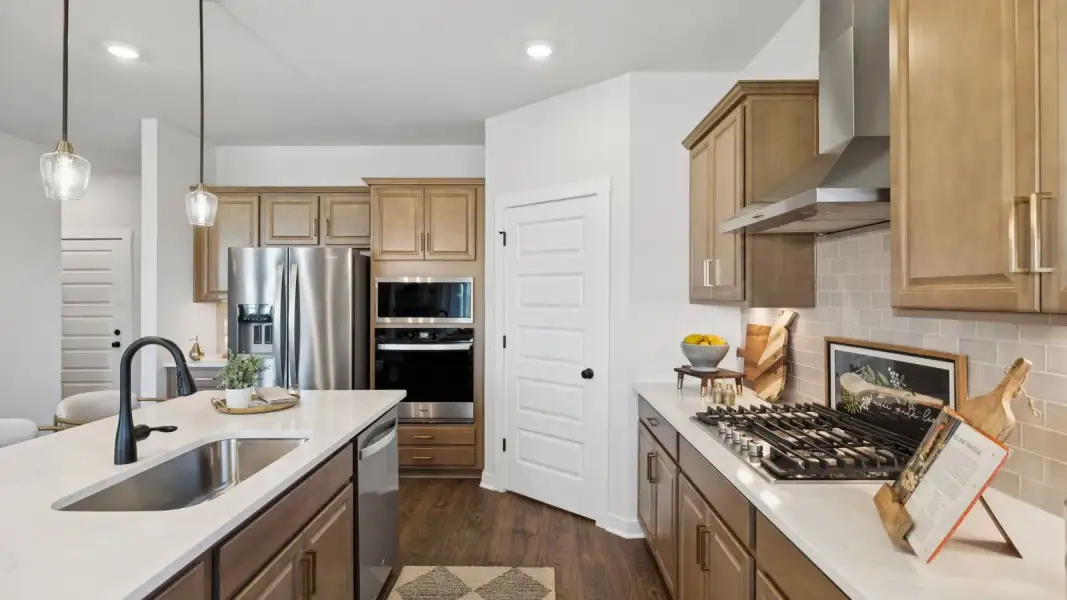 Furnished interior in a model home at Walnut Ridge in Lebanon (Image 22).