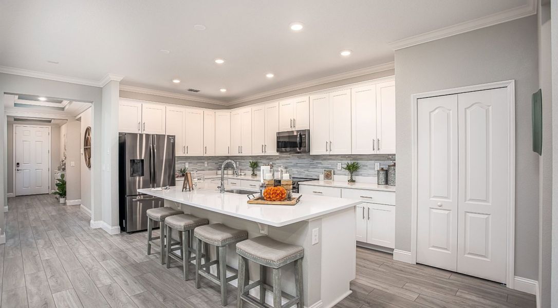 Furnished interior in a model home at Cassie Oaks in Jacksonville (Image 4).
