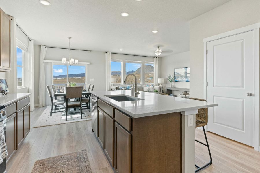 Furnished interior in a model home at The Trails at Aspen Ridge-2 in Colorado Springs (Image 21).