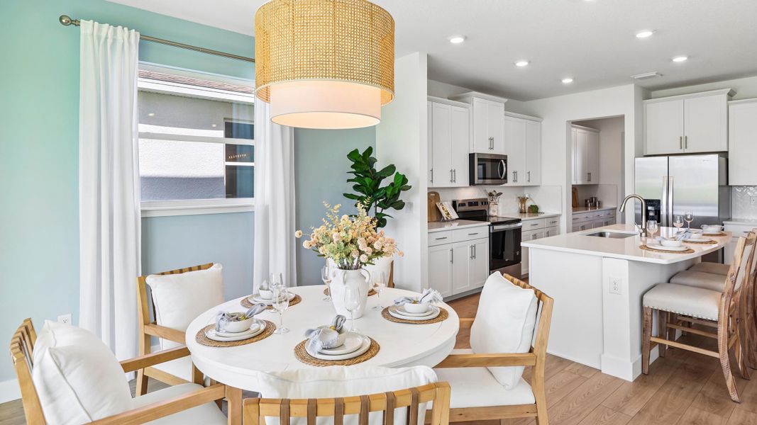 Furnished interior in a model home at Buchanan Trails in Newberry (Image 8).