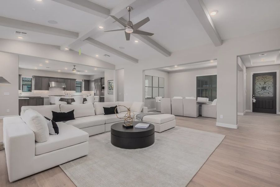 Furnished interior in a model home at Bellero Estates in Queen Creek (Image 30).