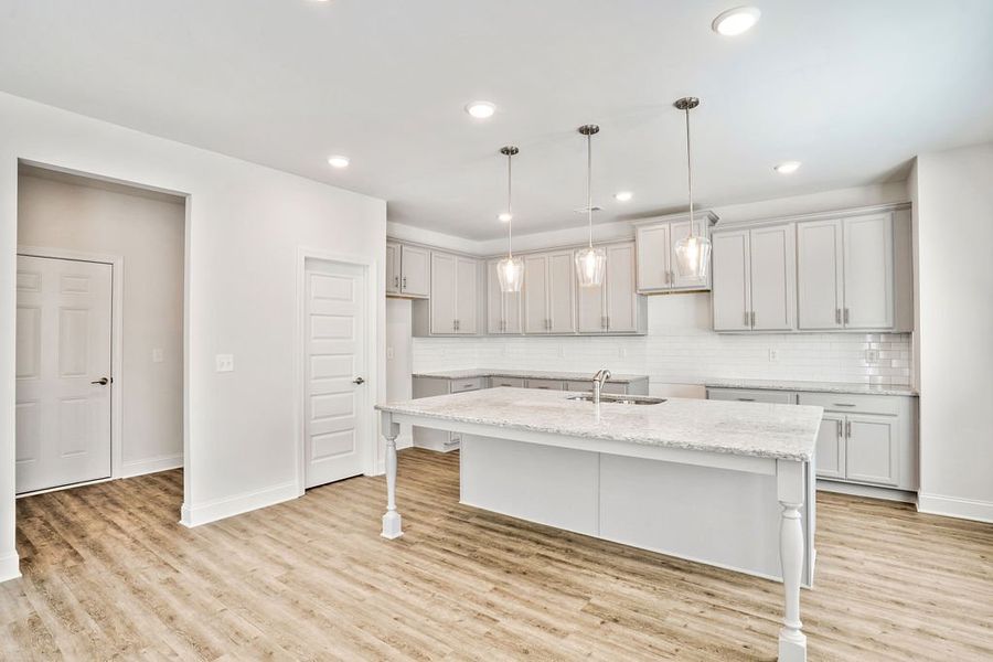 Furnished interior in a model home at Waters Edge in Mansfield (Image 6).