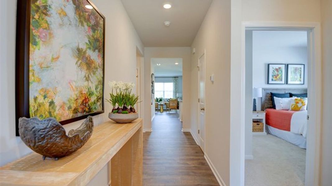 Furnished interior in a model home at Quarry Hills - D.R. Horton in Graham (Image 4). Furnished interior in a model home at Quarry Hills - D.R. Horton in Graham (Image 4).