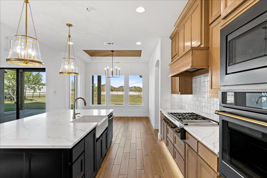 Furnished interior in a model home at Stardust Ranch in Northlake (Image 10).