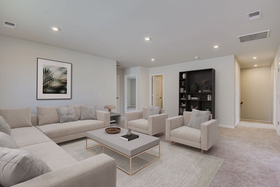 Versatile flex rooms that adapt to your needs