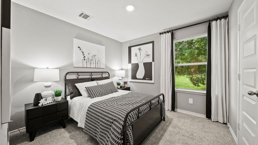 Furnished interior in a model home at China Grove in China (Image 15).