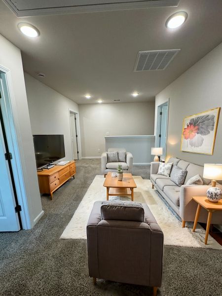 Furnished interior in a model home at The Falls in Blythewood (Image 17).