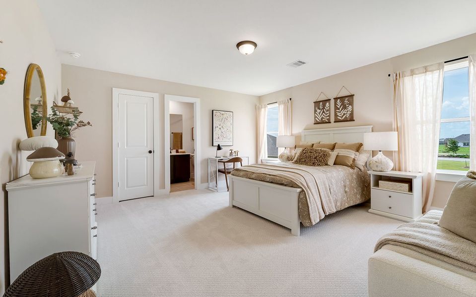 Furnished interior in a model home at River Ranch Meadows in Dayton (Image 54). Furnished interior in a model home at River Ranch Meadows in Dayton (Image 54).