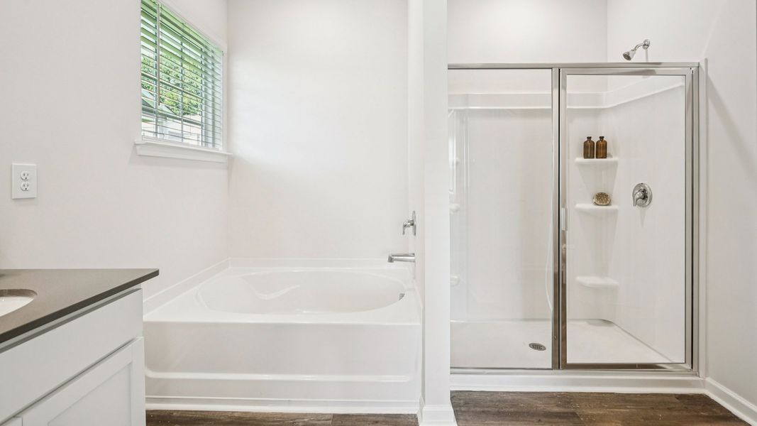 Furnished interior in a model home at Valley View in Waynesville (Image 8).