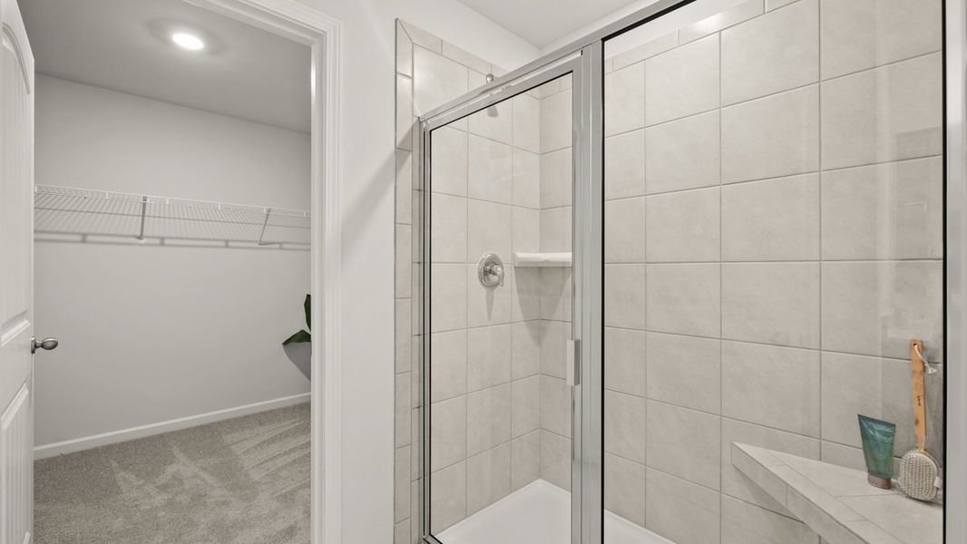 Furnished interior in a model home at Falcon Landing in Gainesville (Image 44).