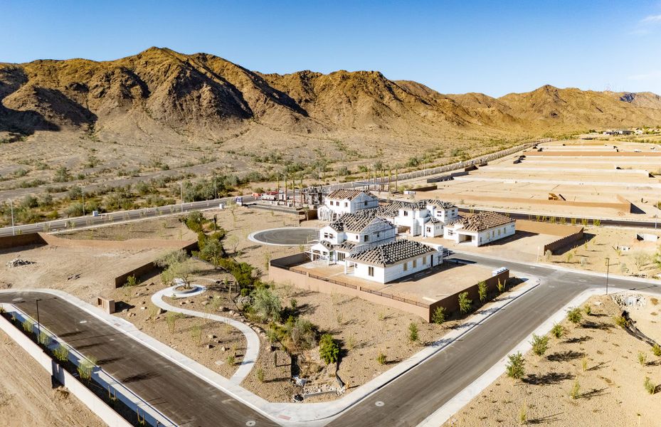 Aerial view of the Upper Canyon community in Phoenix, AZ, showing layout and nearby surroundings (Image 1). Aerial view of the Upper Canyon community in Phoenix, AZ, showing layout and nearby surroundings (Image 1).