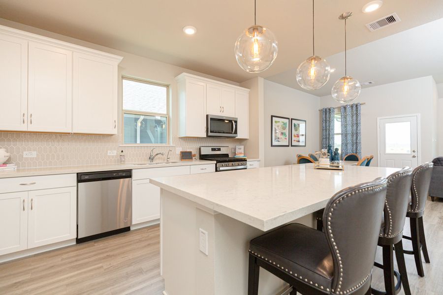 Furnished interior in a model home at Sorella in Tomball (Image 15).