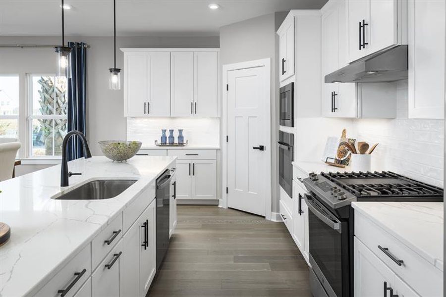 Furnished interior in a model home at Emory Park Ranches in Five Forks (Image 11).