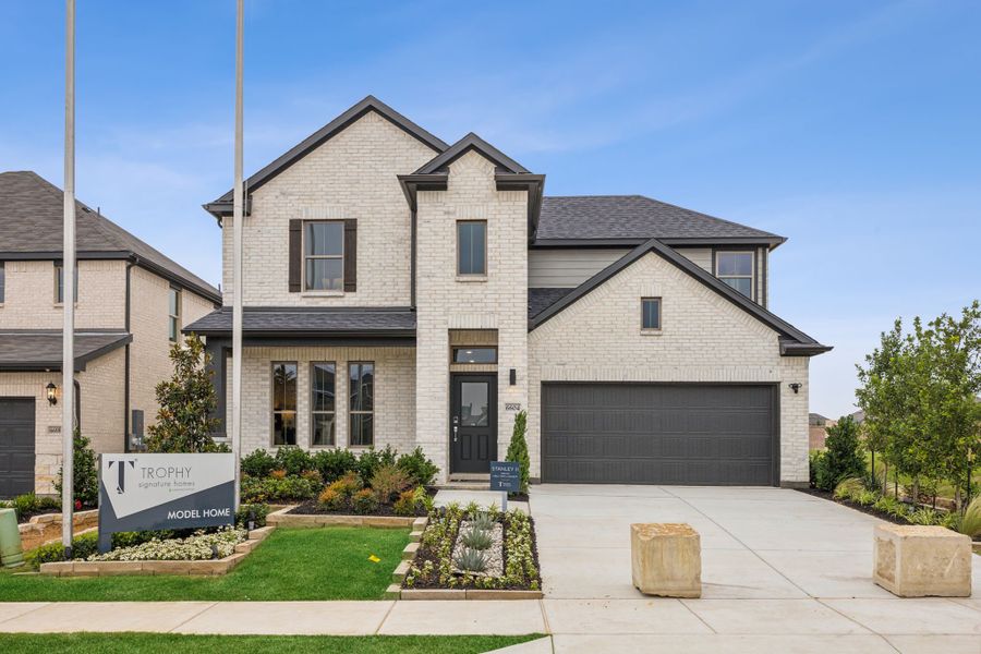 Tesoro at Chisholm Trail Ranch Stanley II Model Home in Crowley TX by Trophy Signature Homes