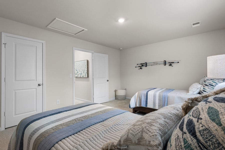 Furnished interior in a model home at Nightingale Hills in Lexington (Image 29).