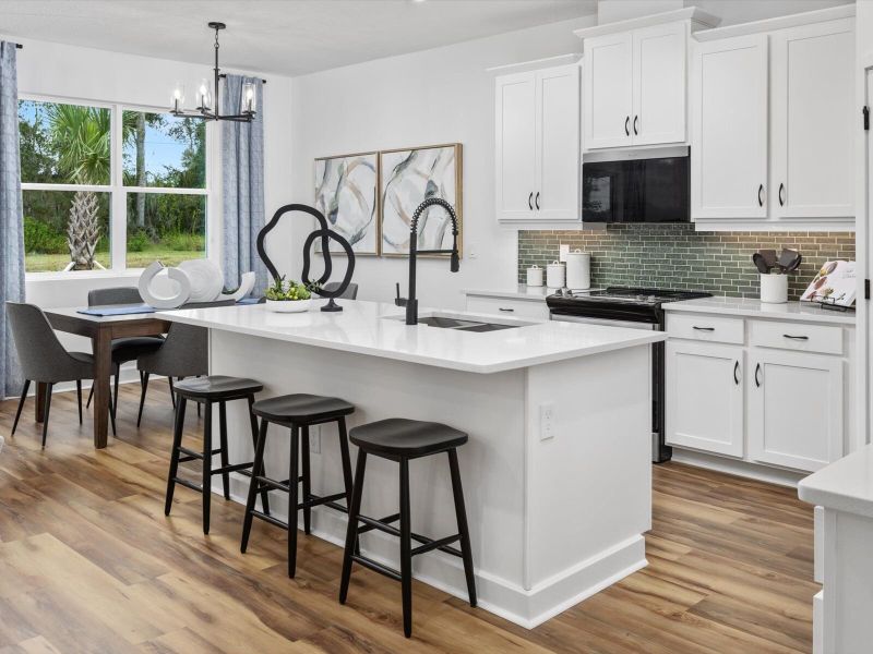 Furnished interior in a model home at Lakeside At Satilla in St. Cloud (Image 4).