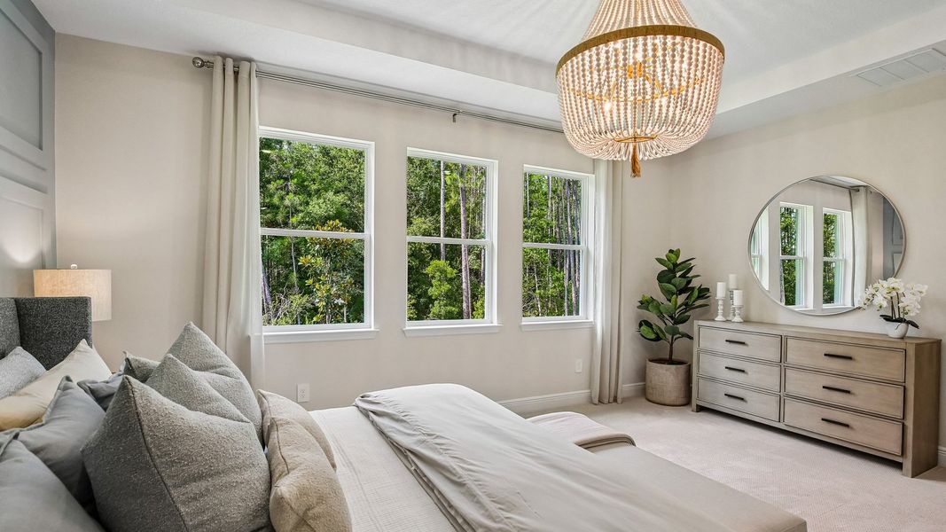 Furnished interior in a model home at Hammock at Two Rivers in Zephyrhills (Image 74).