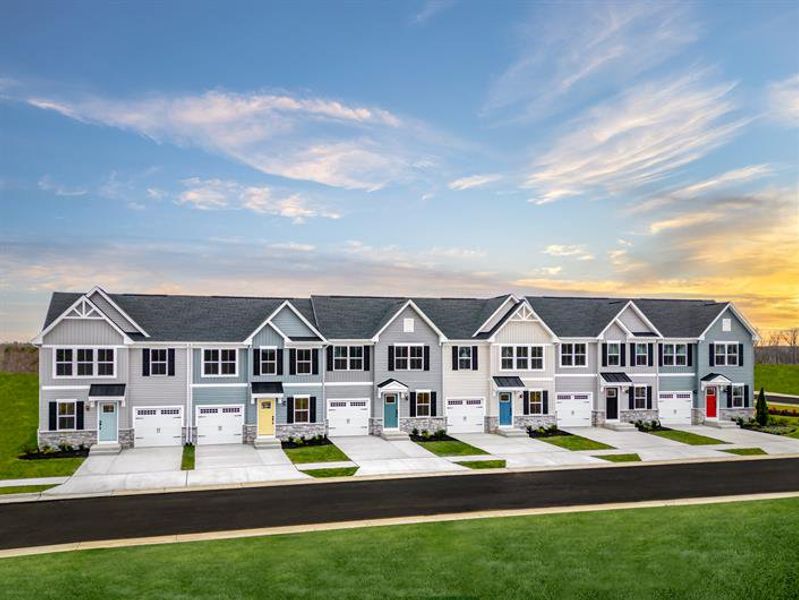 Front exterior of a home in the Arden Woods Villas community, located in Greenville, SC (Image 3).