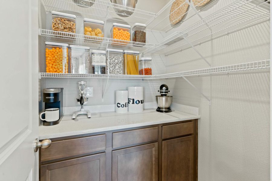 Furnished interior in a model home at The Trails at Aspen Ridge-2 in Colorado Springs (Image 25).