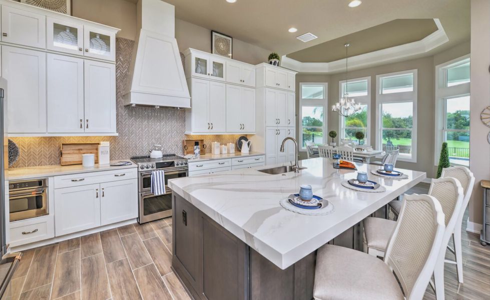 Furnished interior in a model home at Connerton in Land O' Lakes (Image 6).