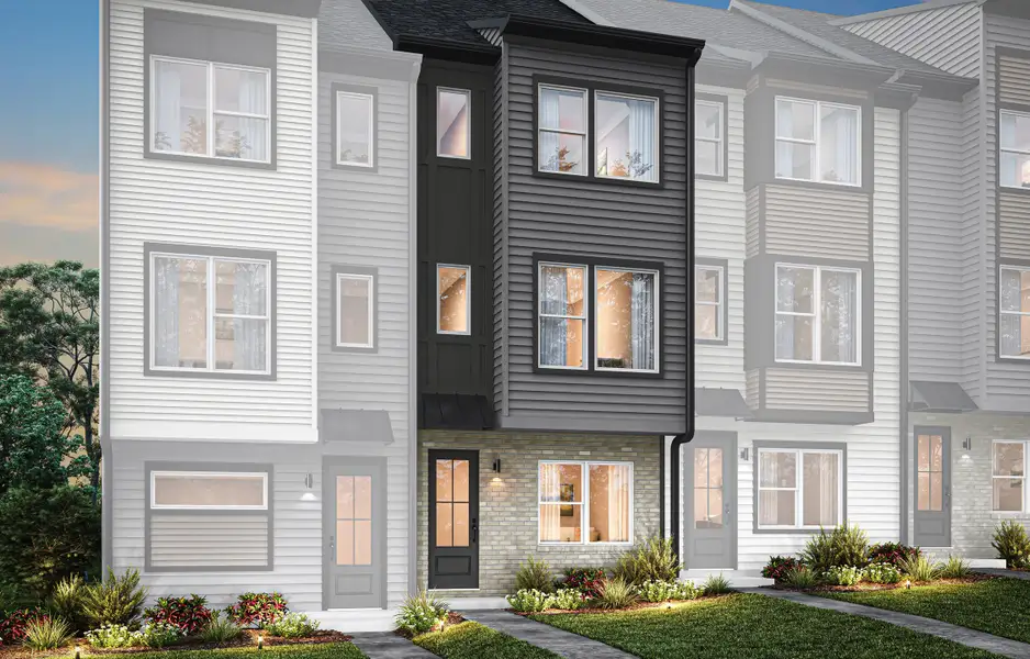 Front exterior of a home in the Southmont community, located in Charlotte, NC (Image 6).