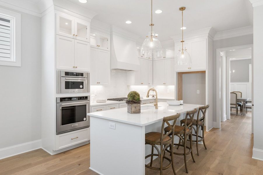Furnished interior in a model home at SouthVale in Franklin (Image 6).