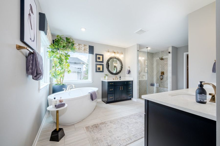 Furnished interior in a model home at Woodberry in Canton (Image 30). Furnished interior in a model home at Woodberry in Canton (Image 30).