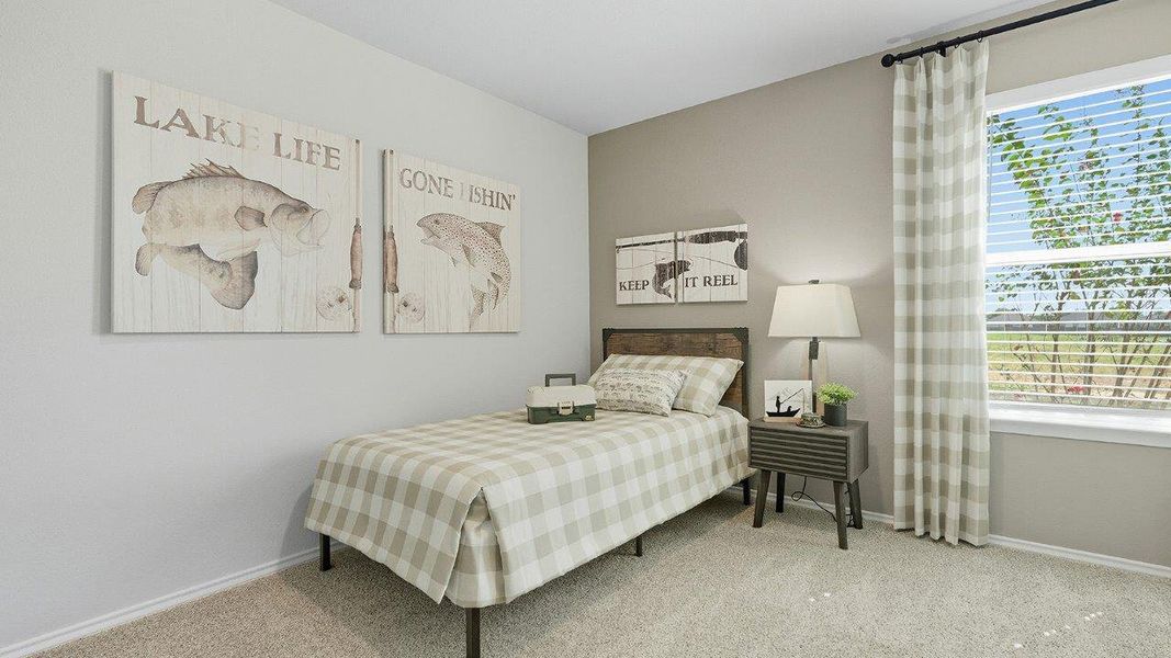 Furnished interior in a model home at Mesa Ridge in Temple (Image 31).