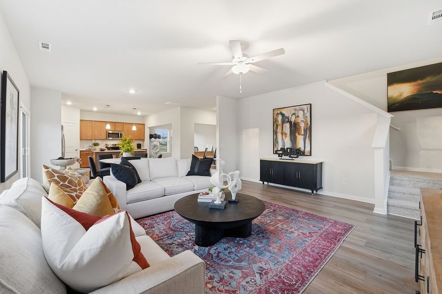 Telfair | Great Room to Kitchen