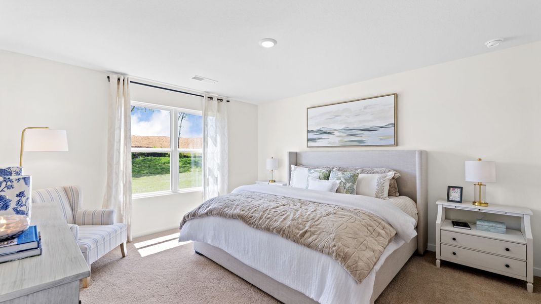 Furnished interior in a model home at Prairie Pass Express in Apison (Image 24).