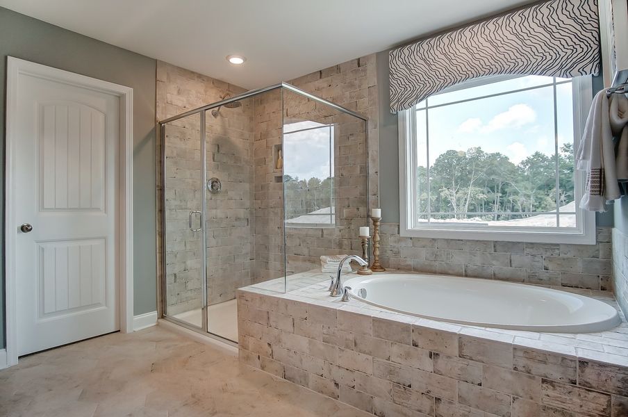 Furnished interior in a model home at Woodleigh Park at Lake Carolina in Columbia (Image 15).